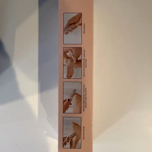 Rechargeable Pedicure Device with LED Light with Fine and Coarse Heads! - Picture 3 of 7